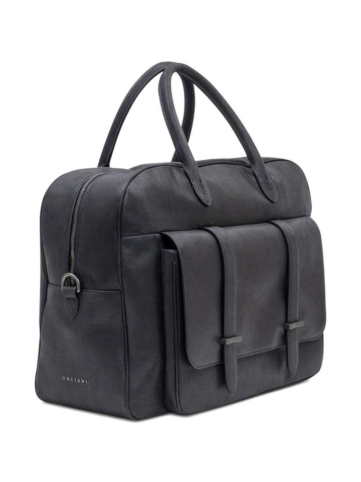 Borsa tote Jones nera con battente 