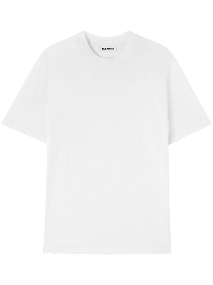 T-shirt girocollo bianca 