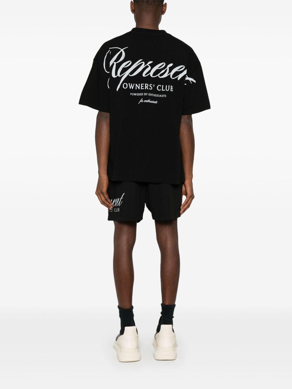 T-shirt nera Owners Club Script 