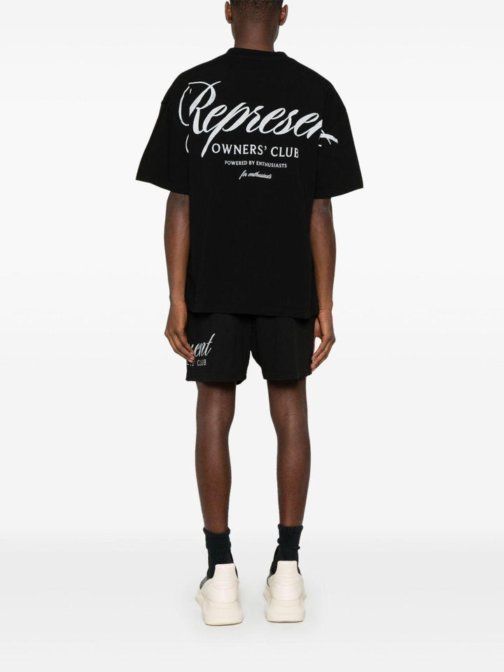 T-shirt nera Owners Club Script 