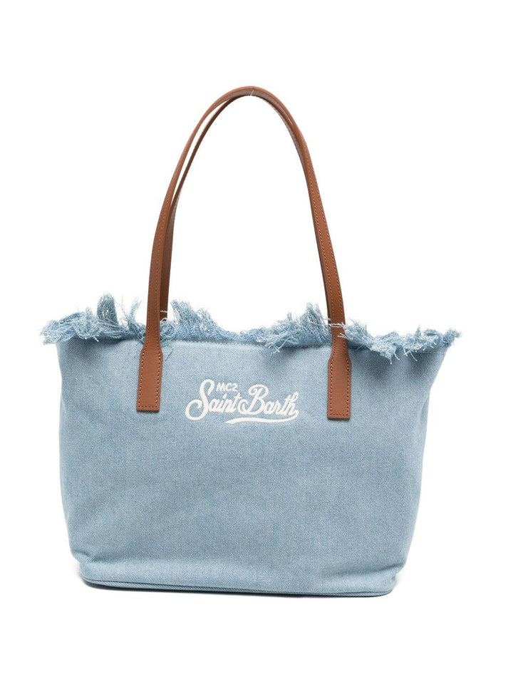 Borsa tote City con frange 
