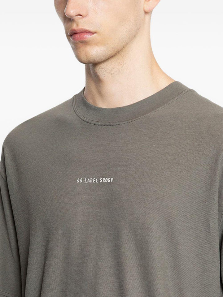 T-shirt jersey granito con stampa grafica 