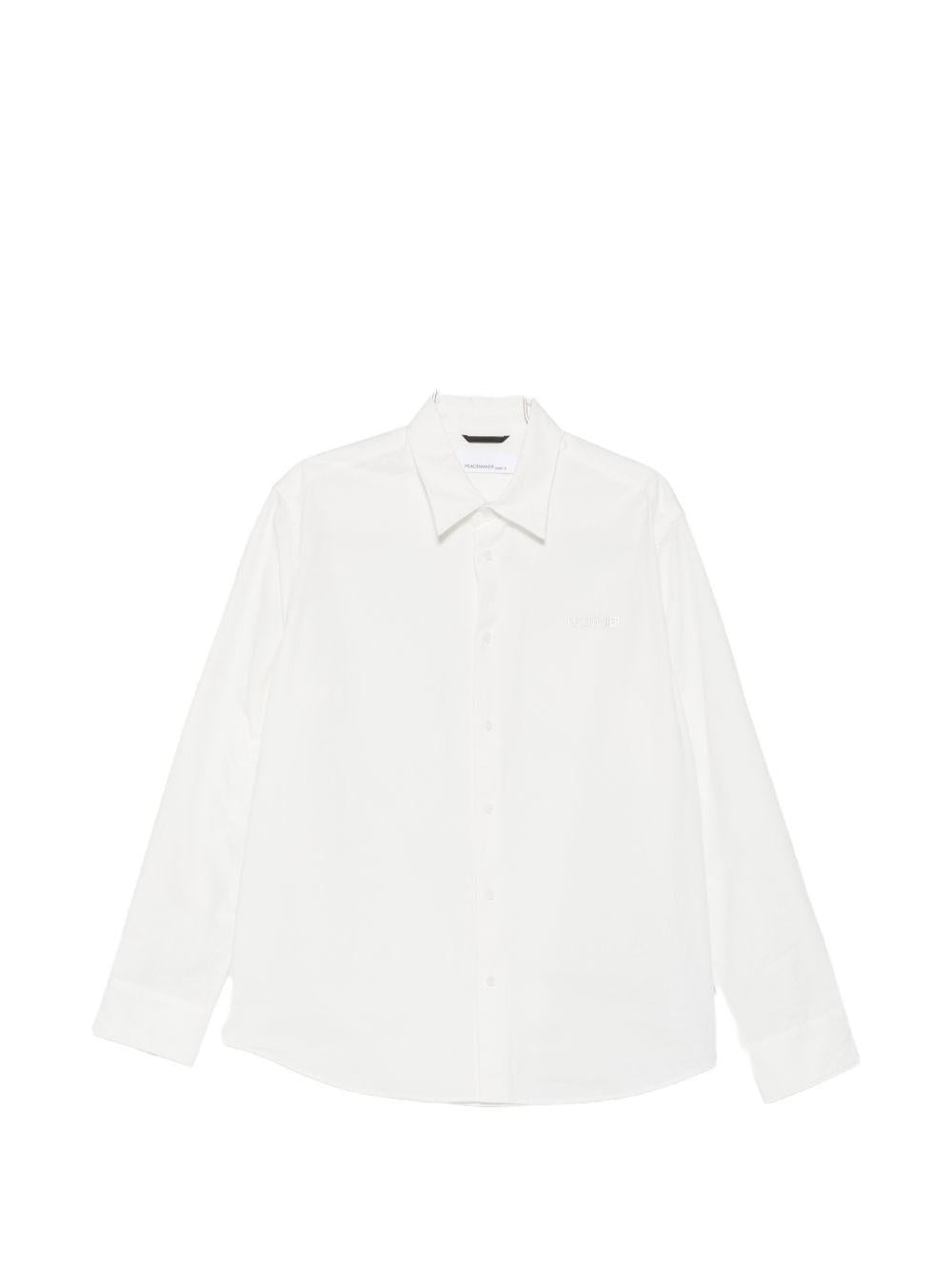 Camicia bianca con bottoni 
