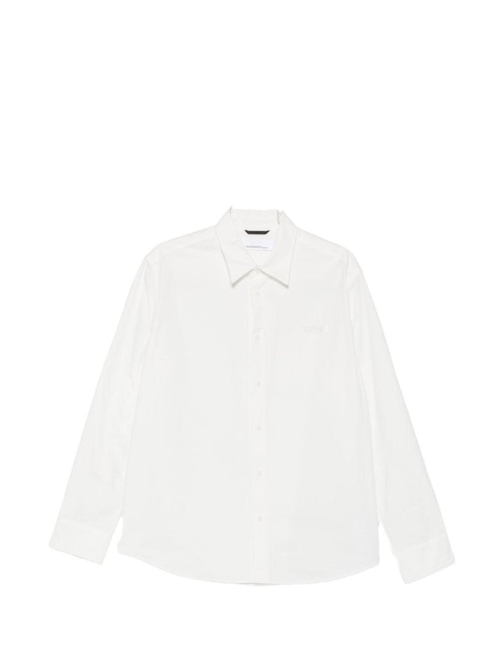 Camicia bianca con bottoni 