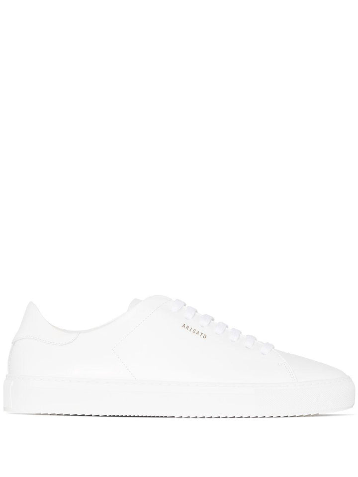 Sneakers con lacci bianche 