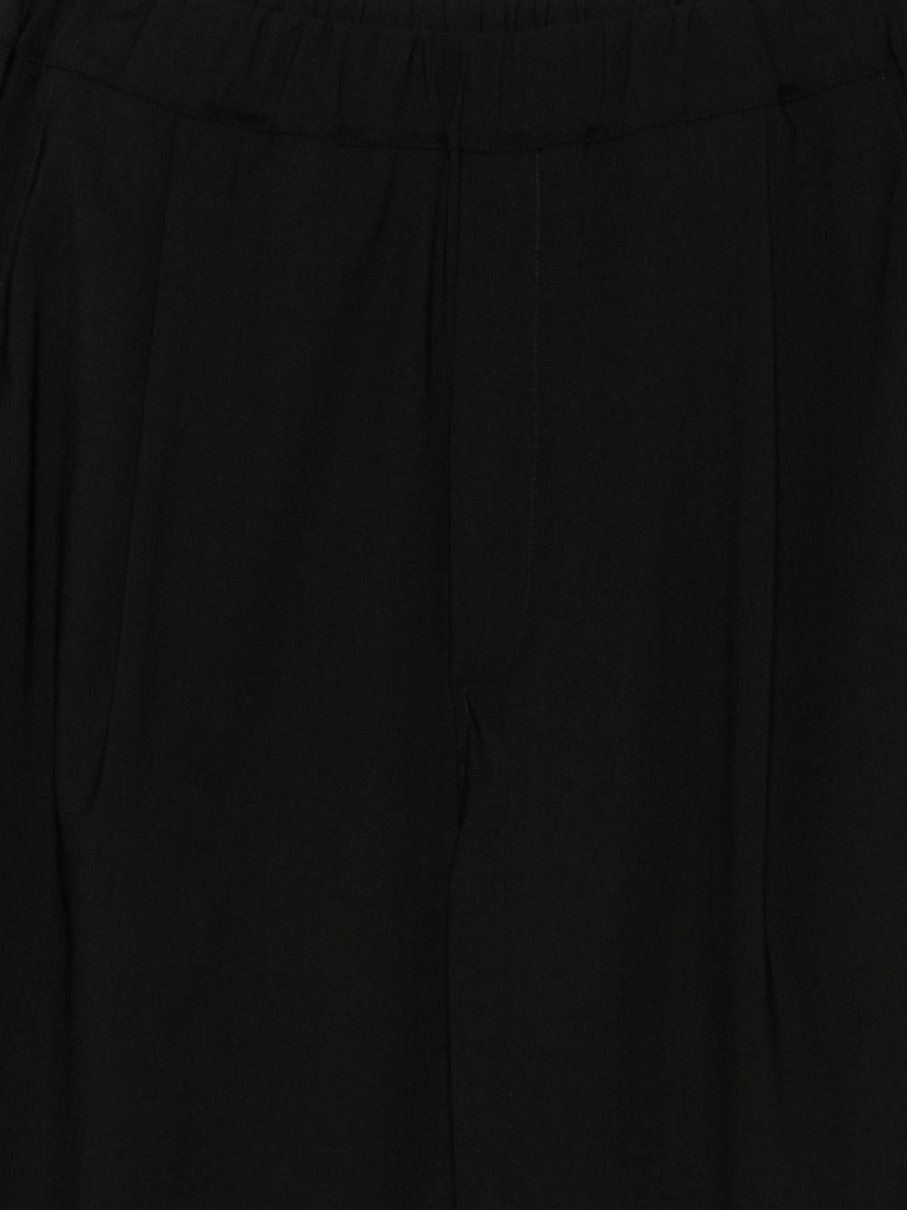 Pantaloni a vita elasticizzata neri 