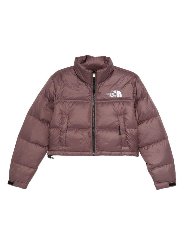 Piumino Nuptse marrone 