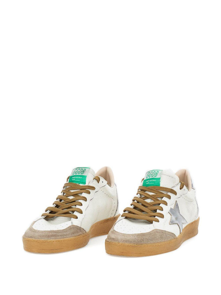 Sneaker superstar multicolor con applicazioni argento 