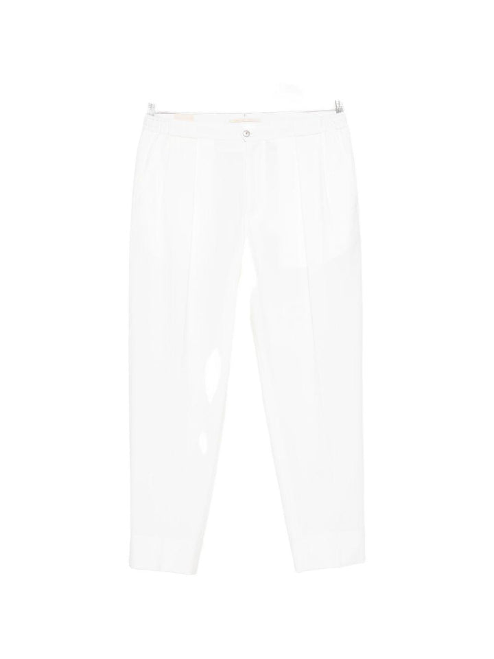 Pantaloni Portobello  plissé naturale 