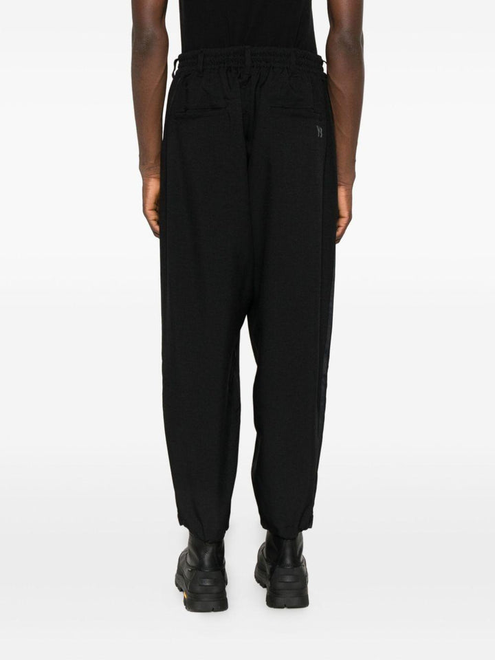 Pantaloni con coulisse neri 