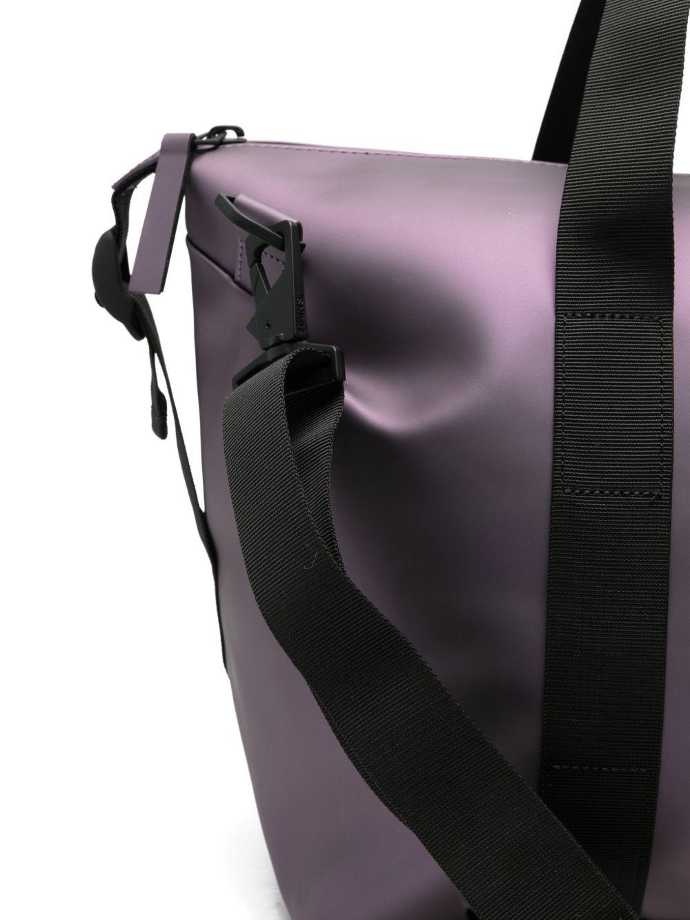 Borsa messenger con logo embossato body 