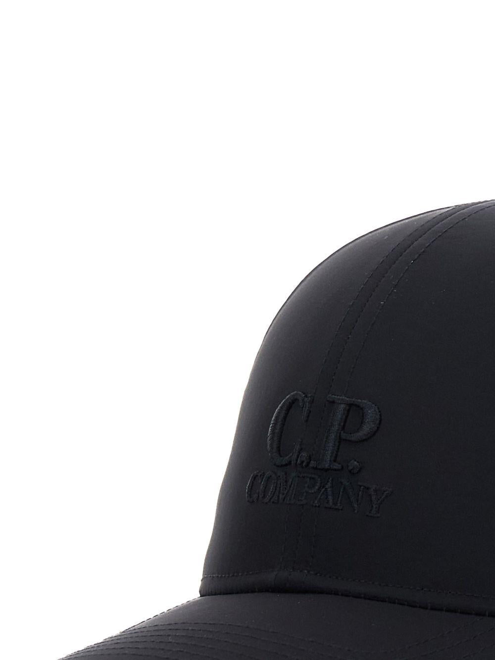 Cappello da baseball nero con logo 