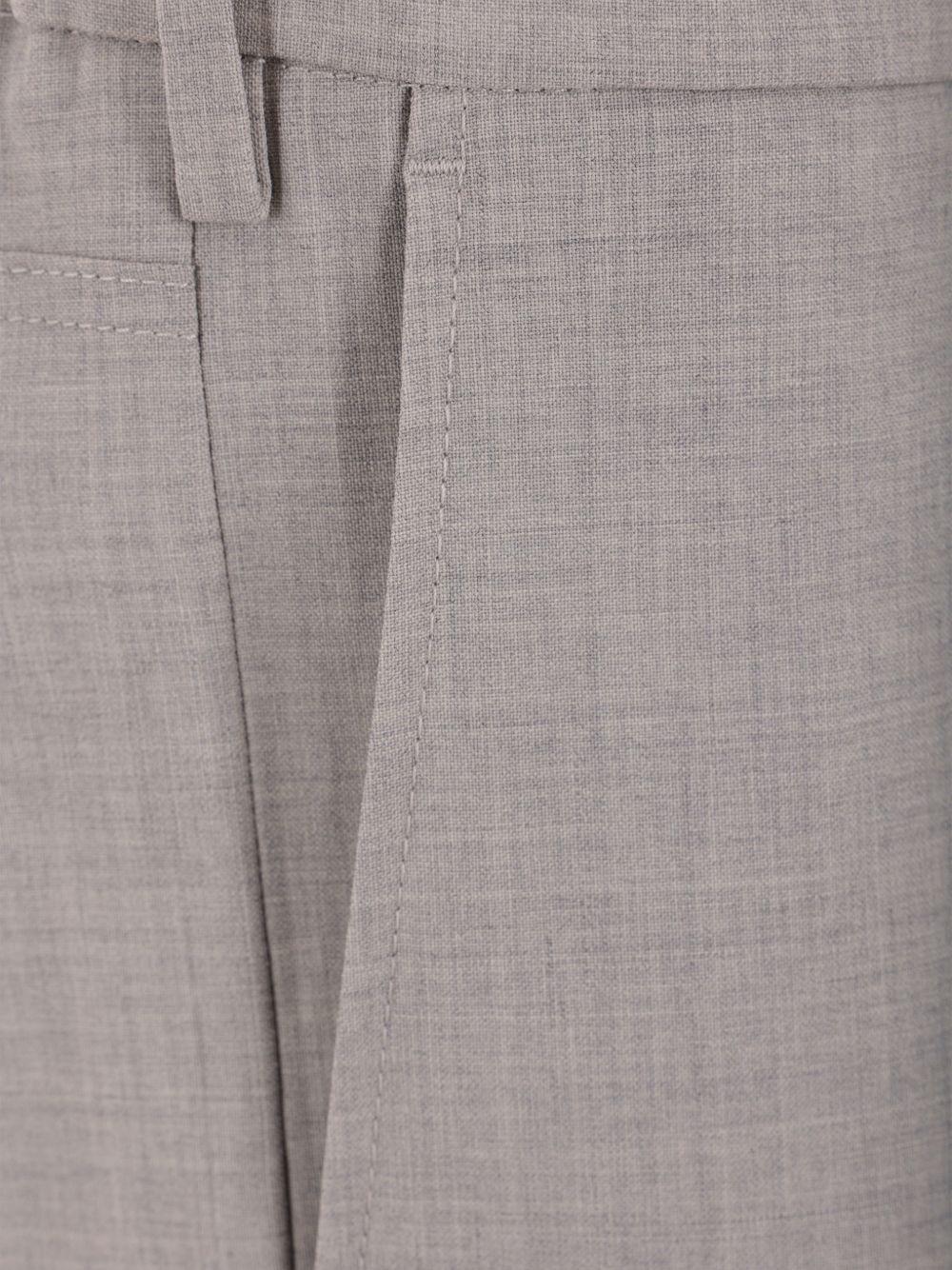 Pantaloni grigio erica affusolati con coulisse 