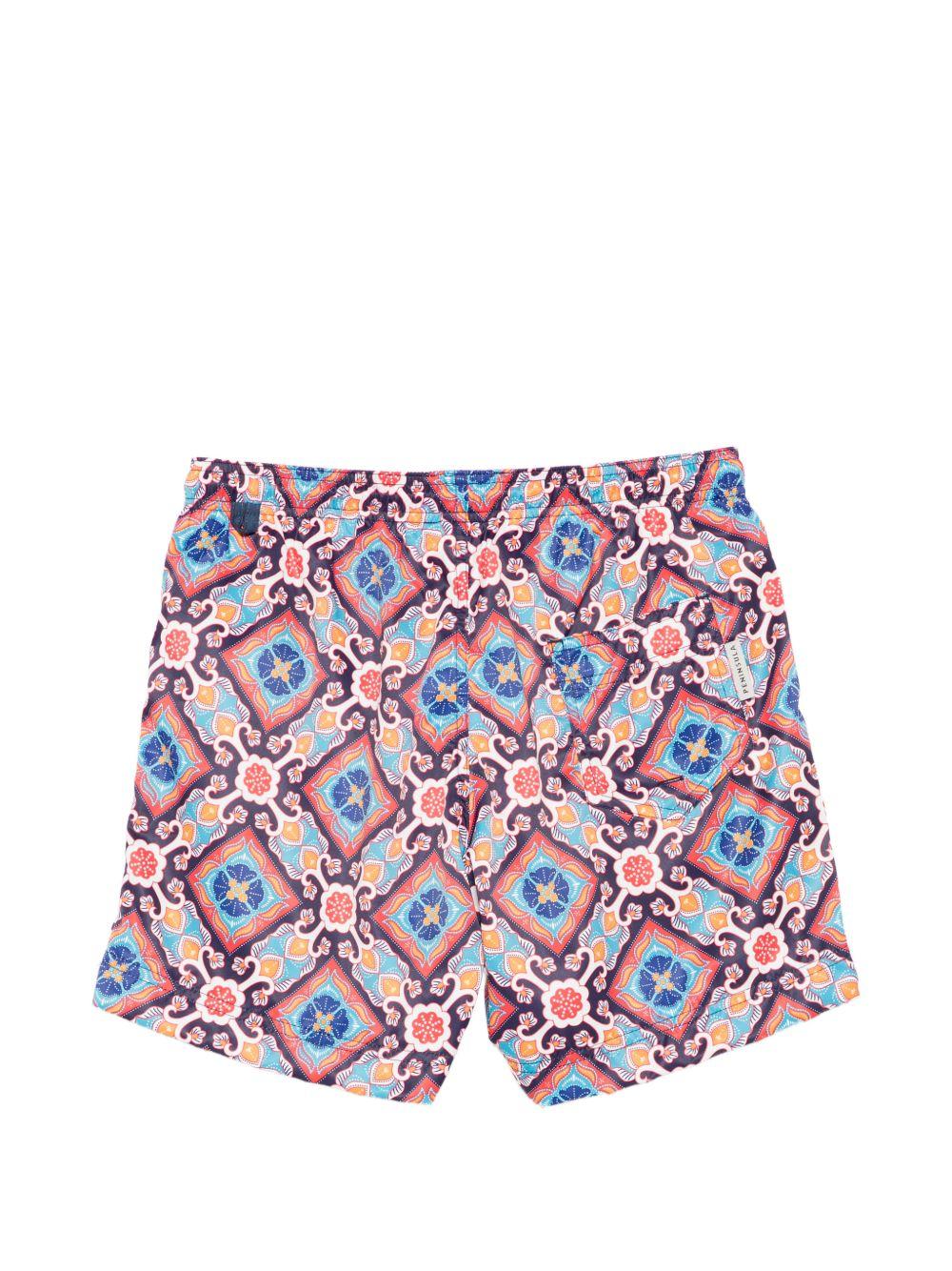 Costume da bagno Positano con stampa geometrica 