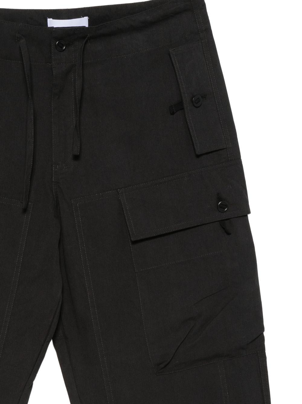Pantaloni con coulisse neri 