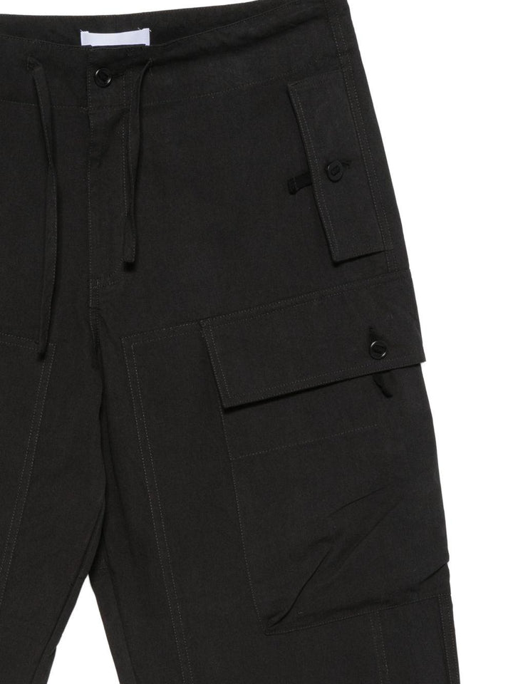Pantaloni con coulisse neri 