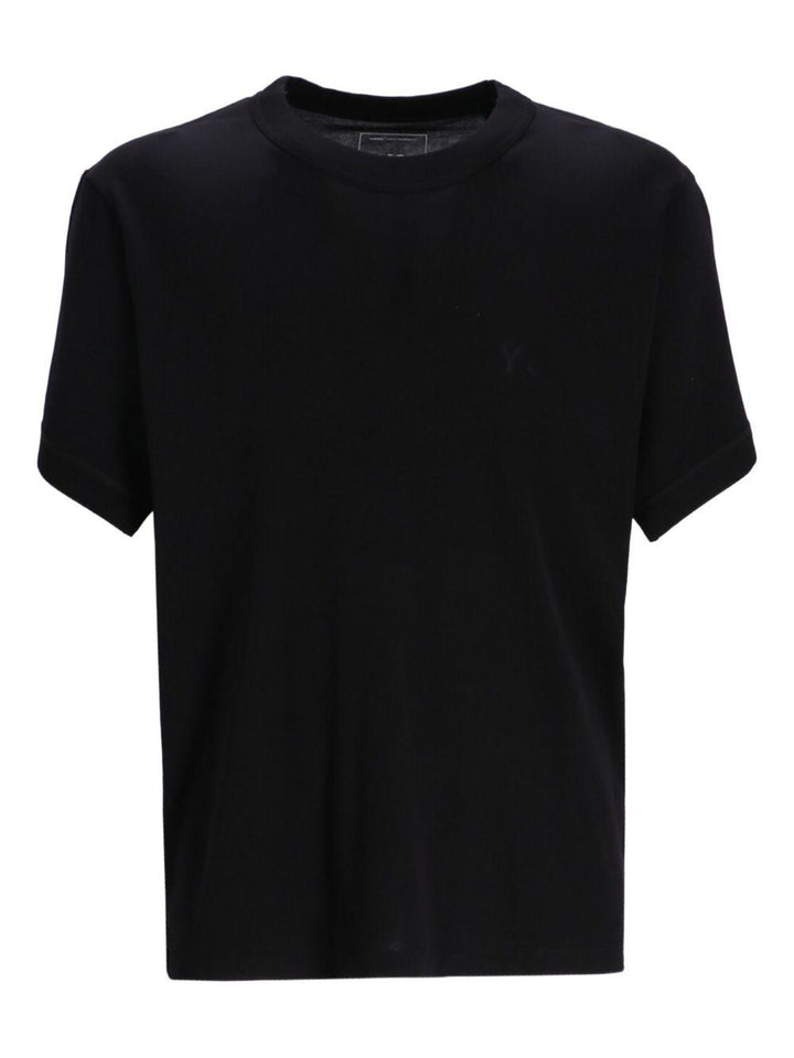 T-shirt nera con logo 