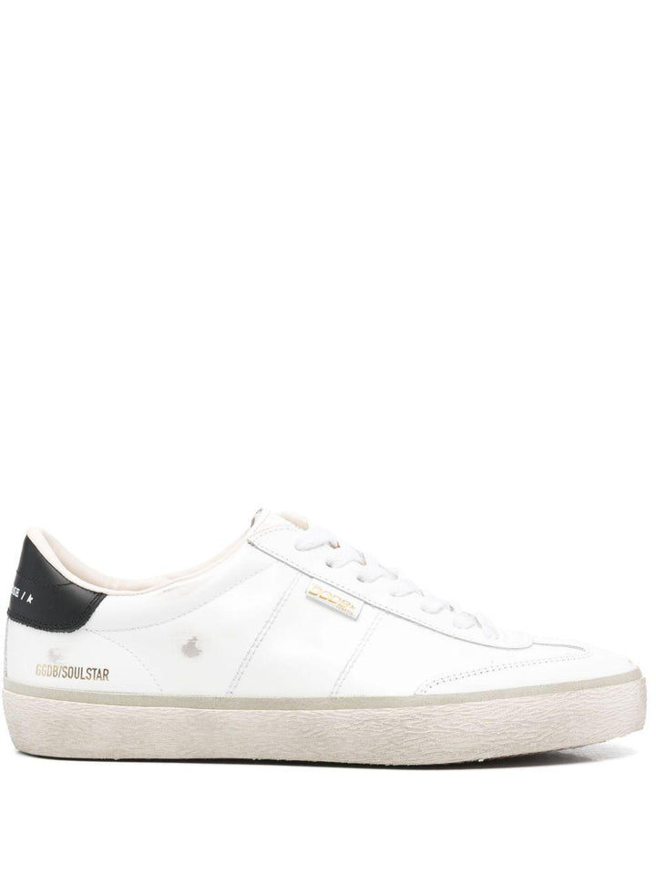 Sneakers Soul Star bianche con effetto vissuto e rinforzo a contrasto 