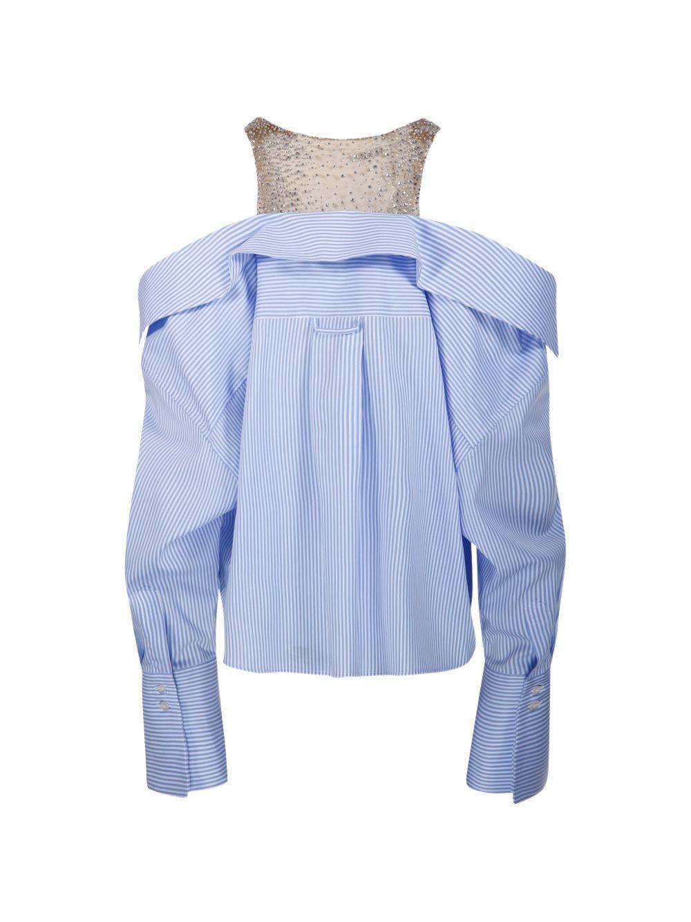 Blusa con spalle scoperte 