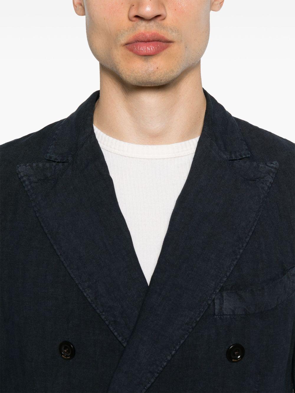 Abito in lino blu 