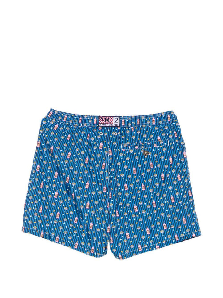 Costume da bagno nero/azzurro 