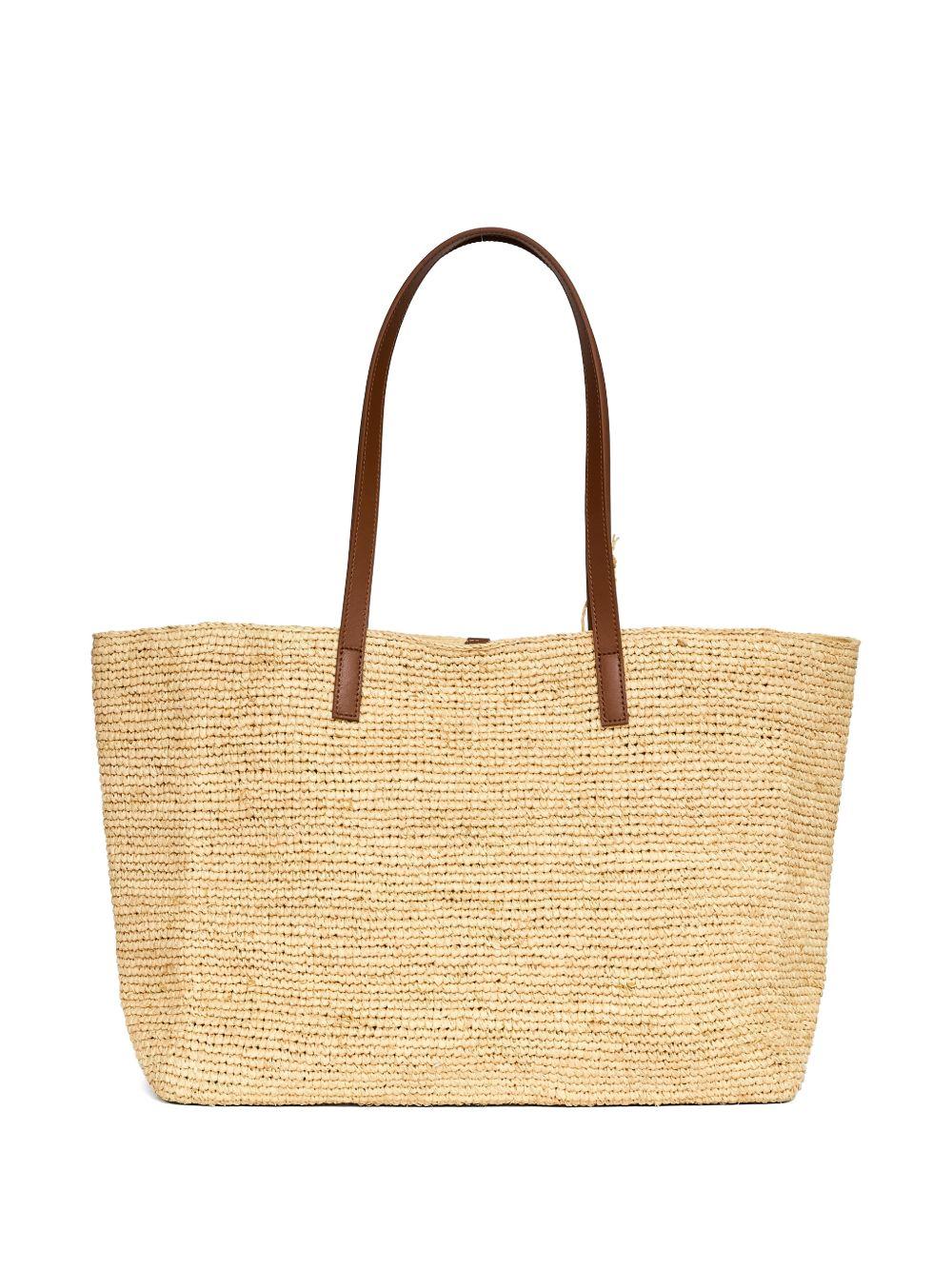 Borsa in rafia con logo 