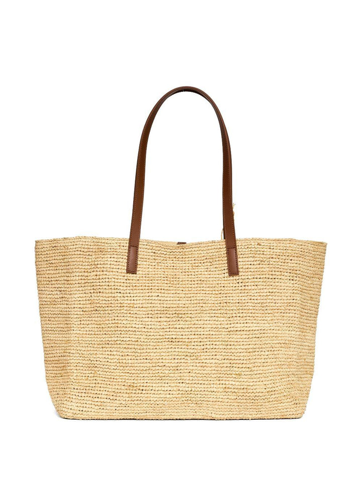 Borsa in rafia con logo 