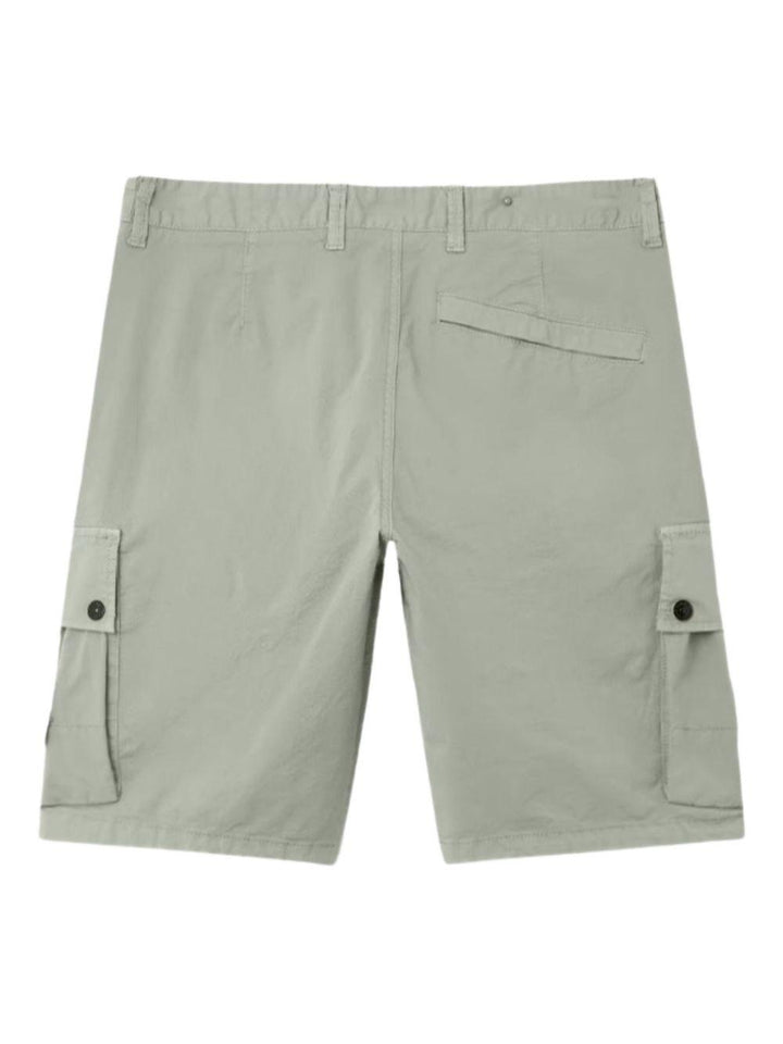 Cargo shorts sege con logo patch 