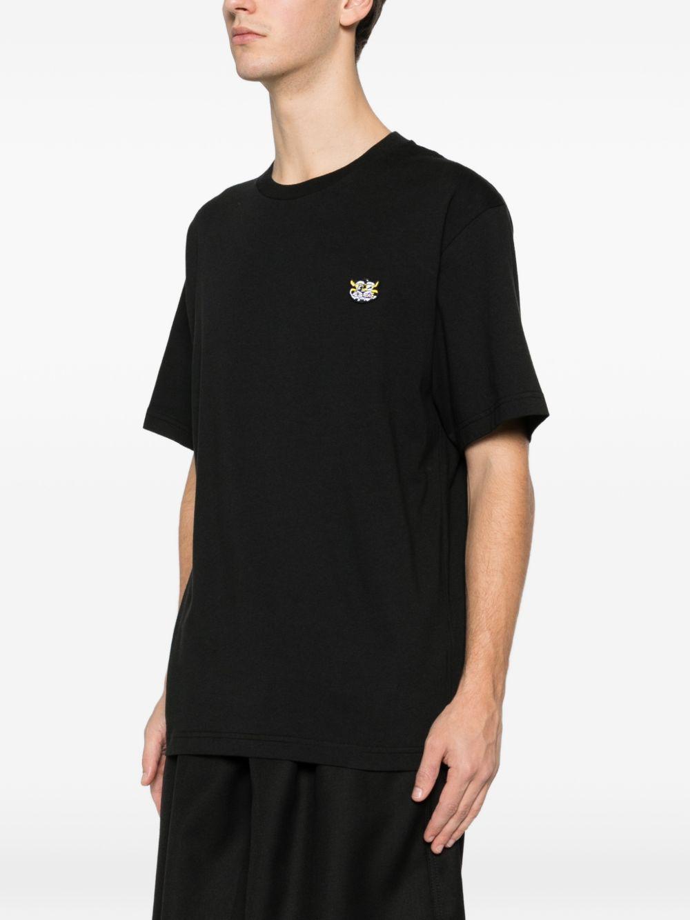 T-shirt Wild Tiger nera 