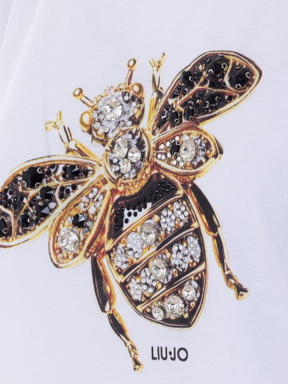 T-shirt con strass 