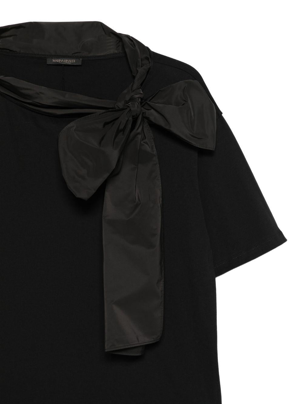 T-shirt Mrnwhisky con fiocco 