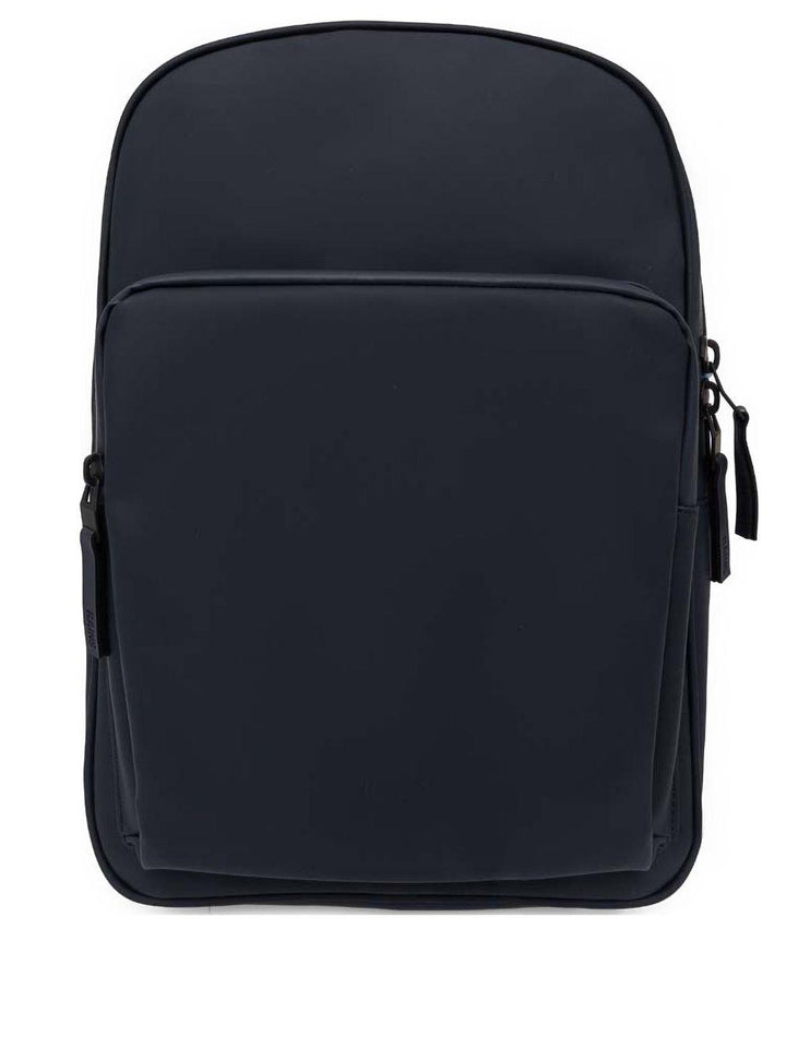 Zaino blu navy Book Daypack grande con zip 