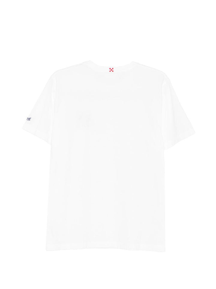 T-shirt bianca con stampa grafica 