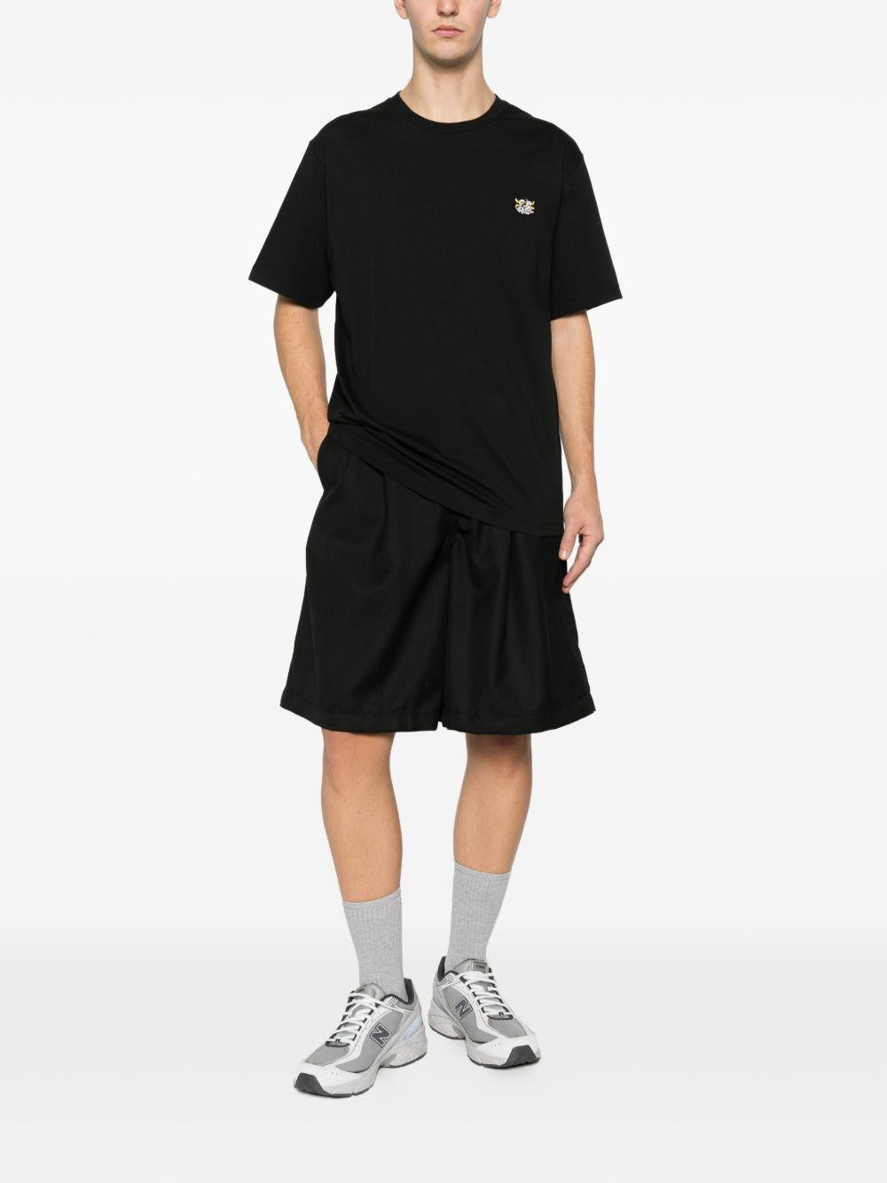 T-shirt Wild Tiger nera 