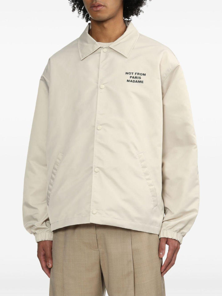 Bomber La Veste Slogan beige 
