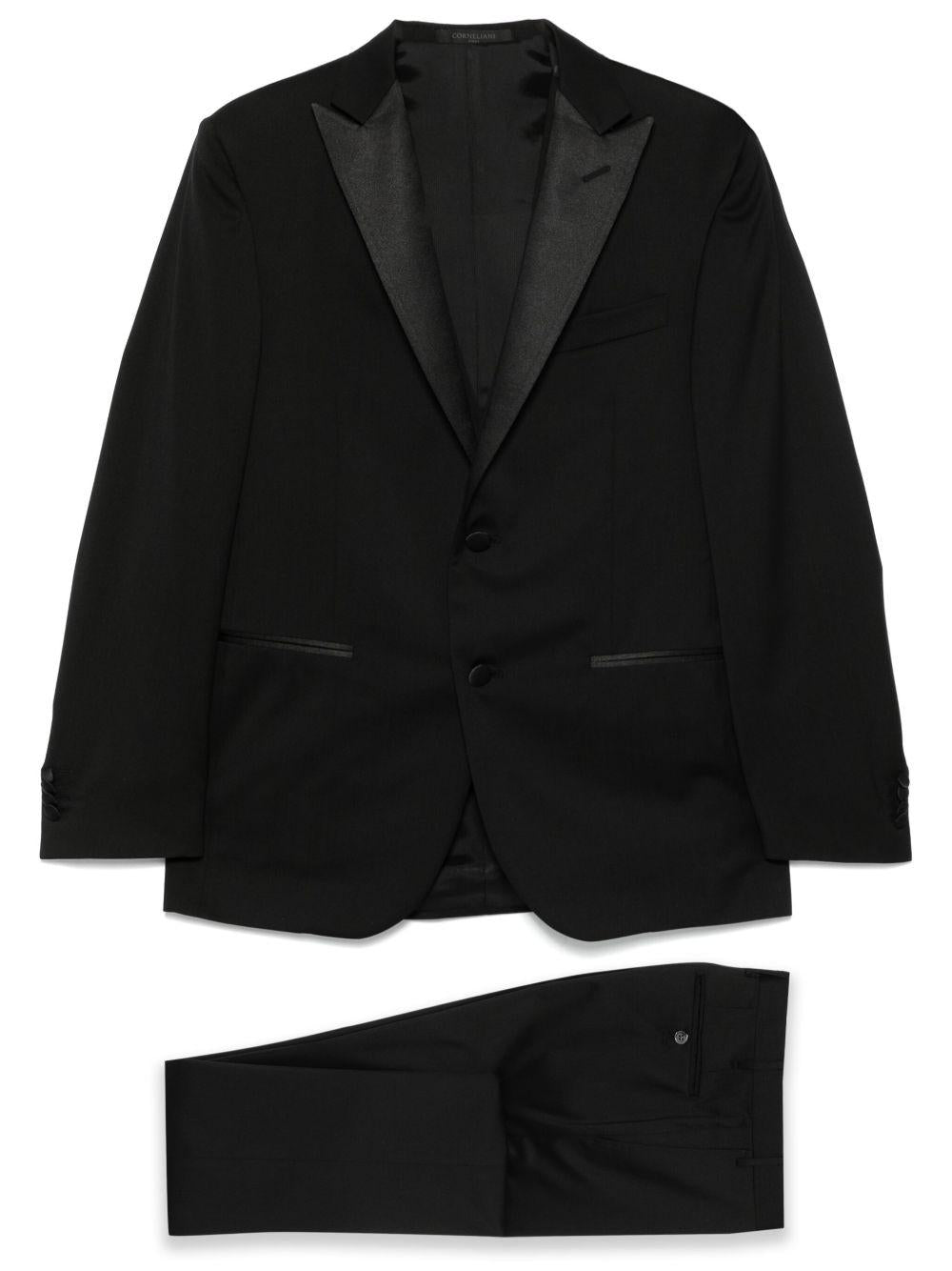 Smoking nero con gilet 