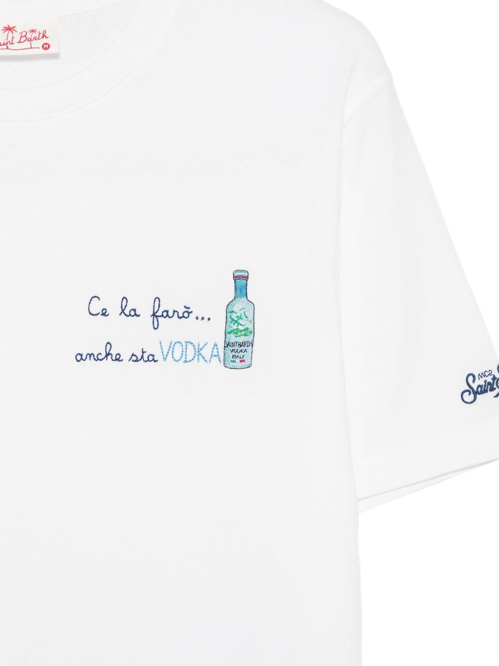 T-shirt bianca con stampa grafica 