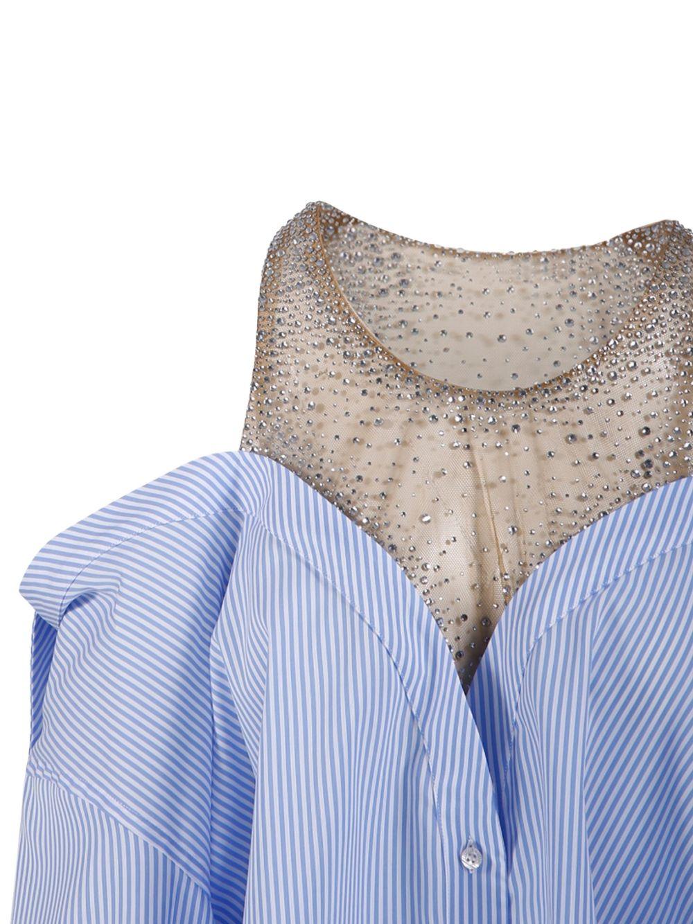 Blusa con spalle scoperte 