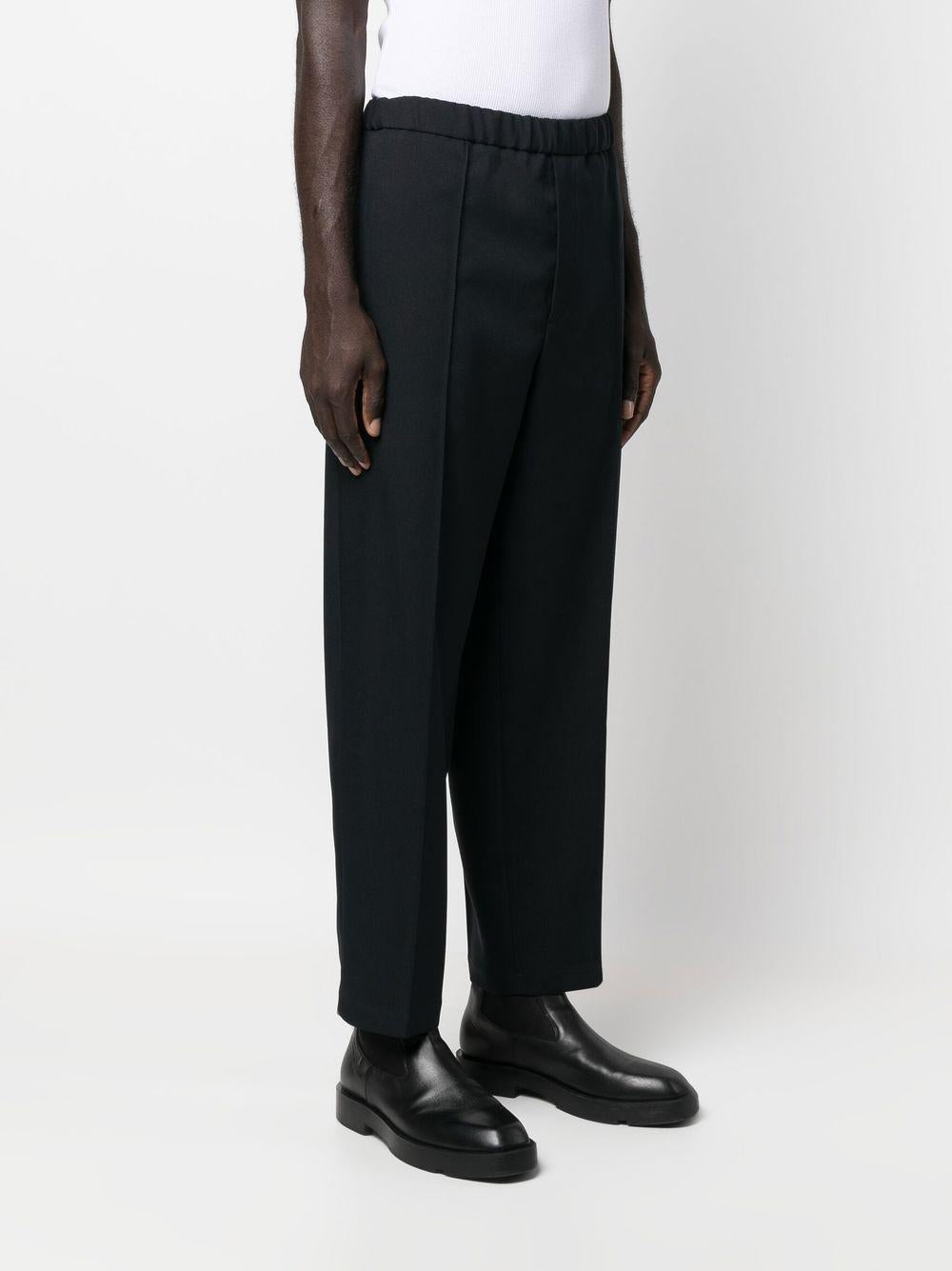 Pantalone blu crop 