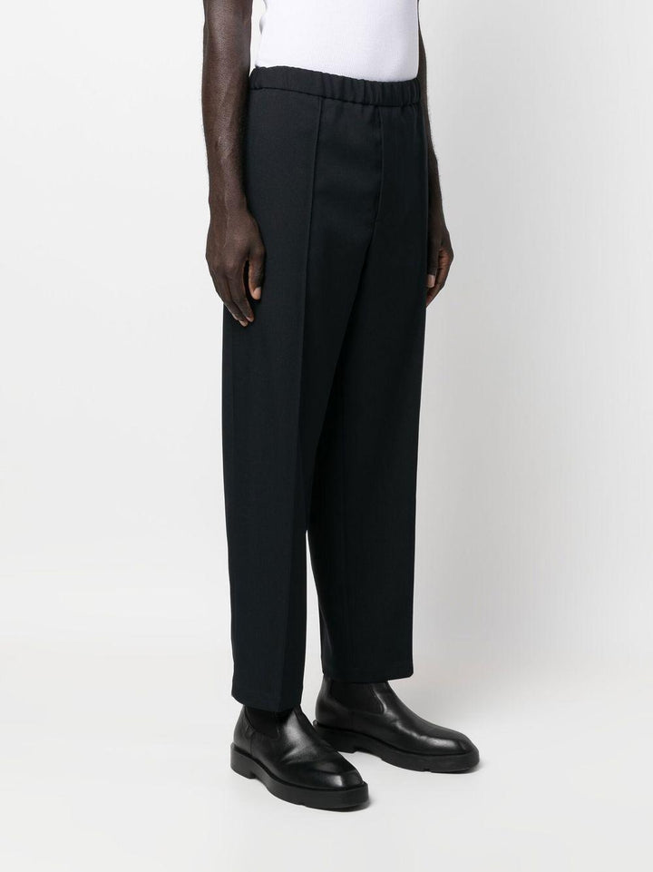Pantalone blu crop 