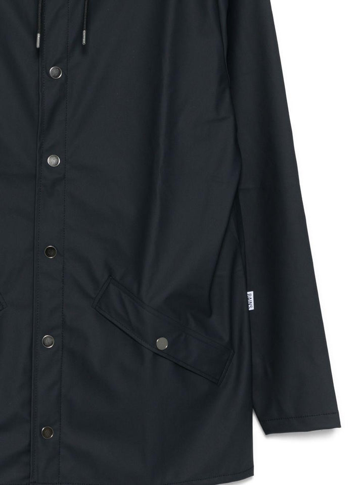 Giacca navy con cappuccio 