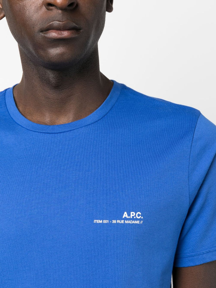 t-shirt logotype bluette
