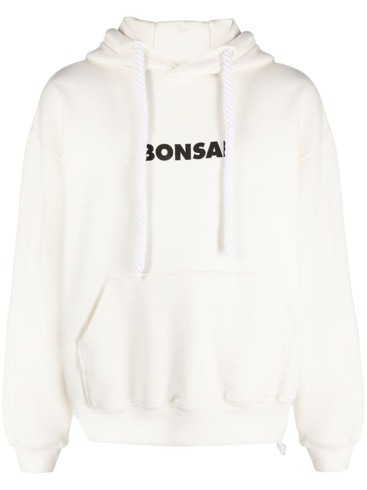 hoodie logotype bianca