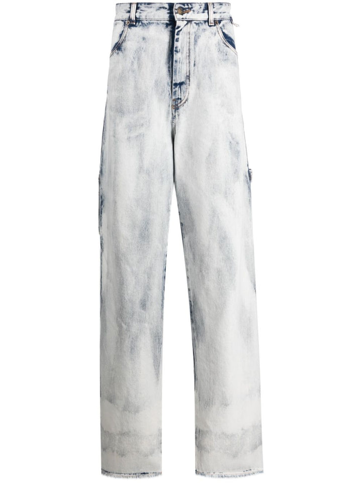 jeans relax fit bleached