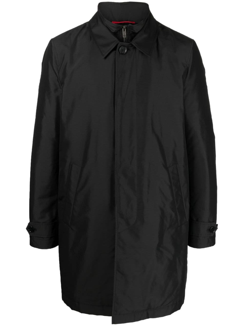 cappotto impermeabile nero