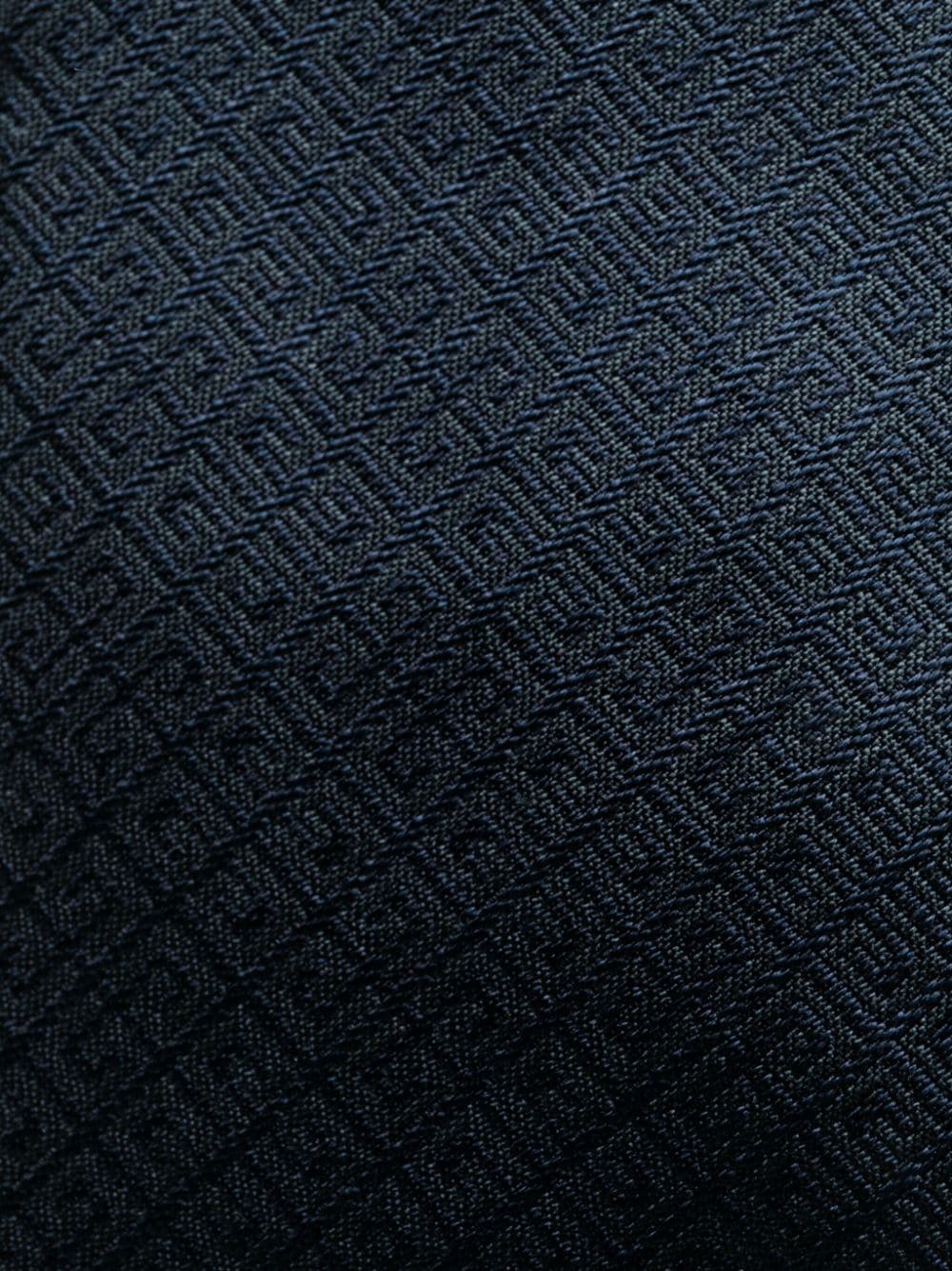 cravatta monogram blu