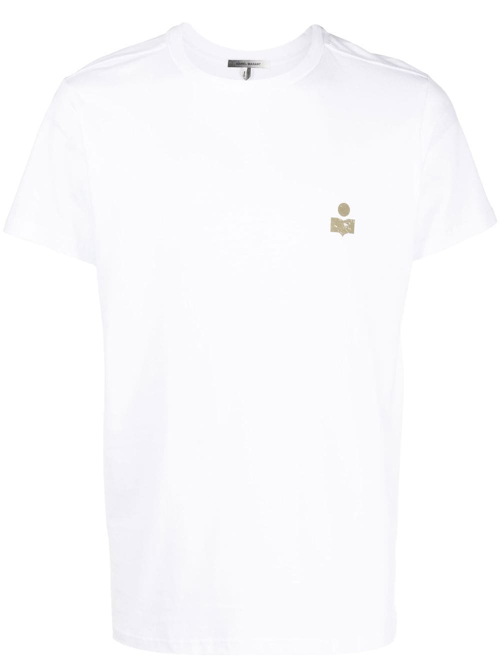 t-shirt bianca con logo