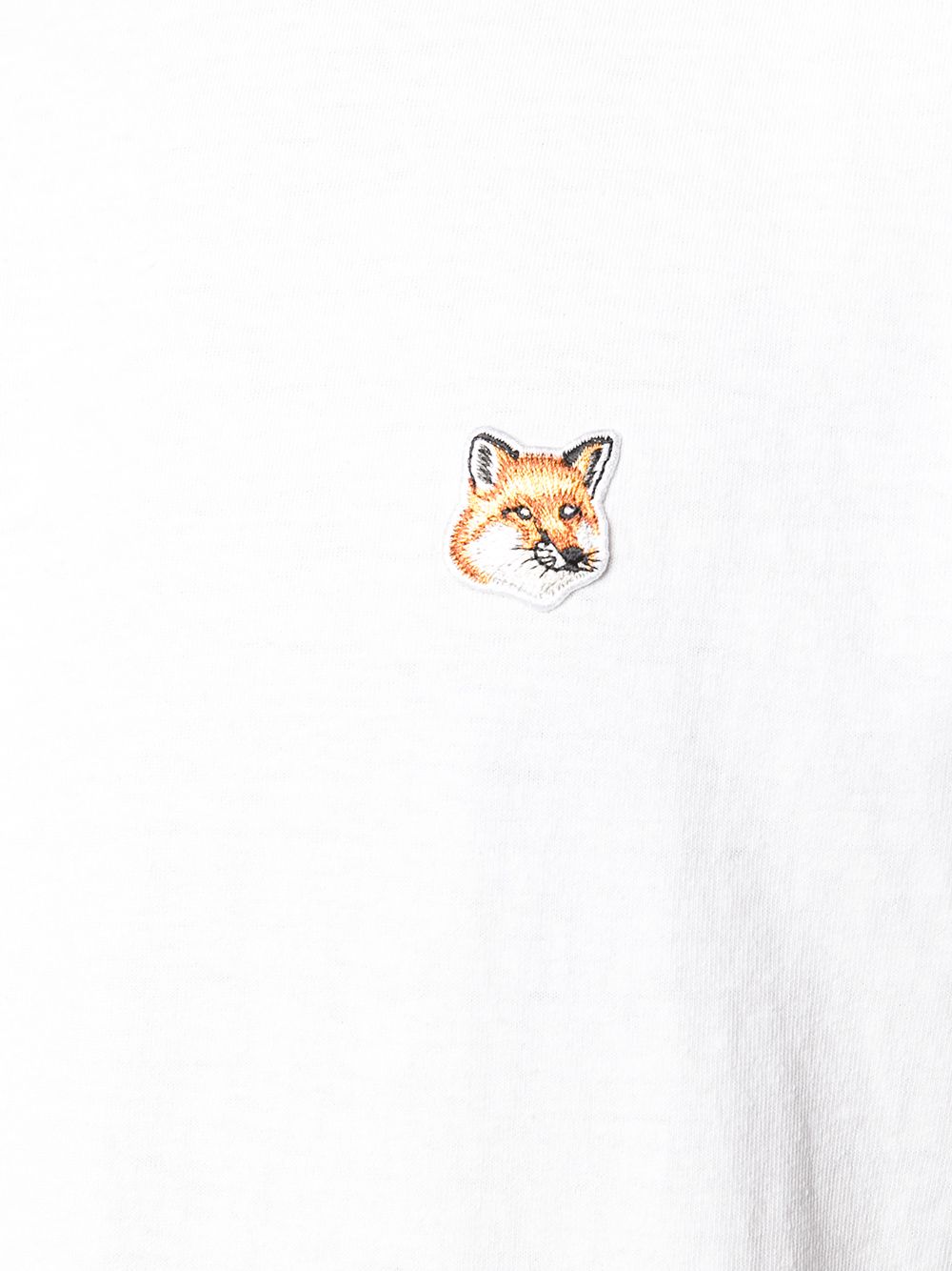 t-shirt fox bianca