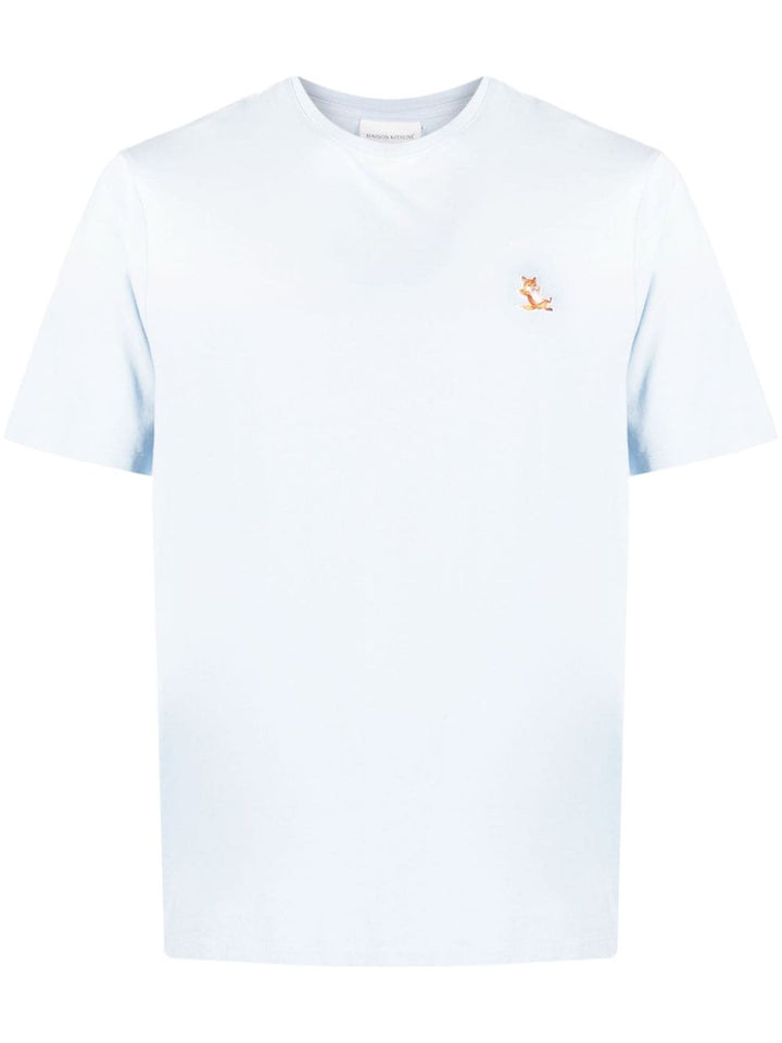 t-shirt azzurra logo chillfox