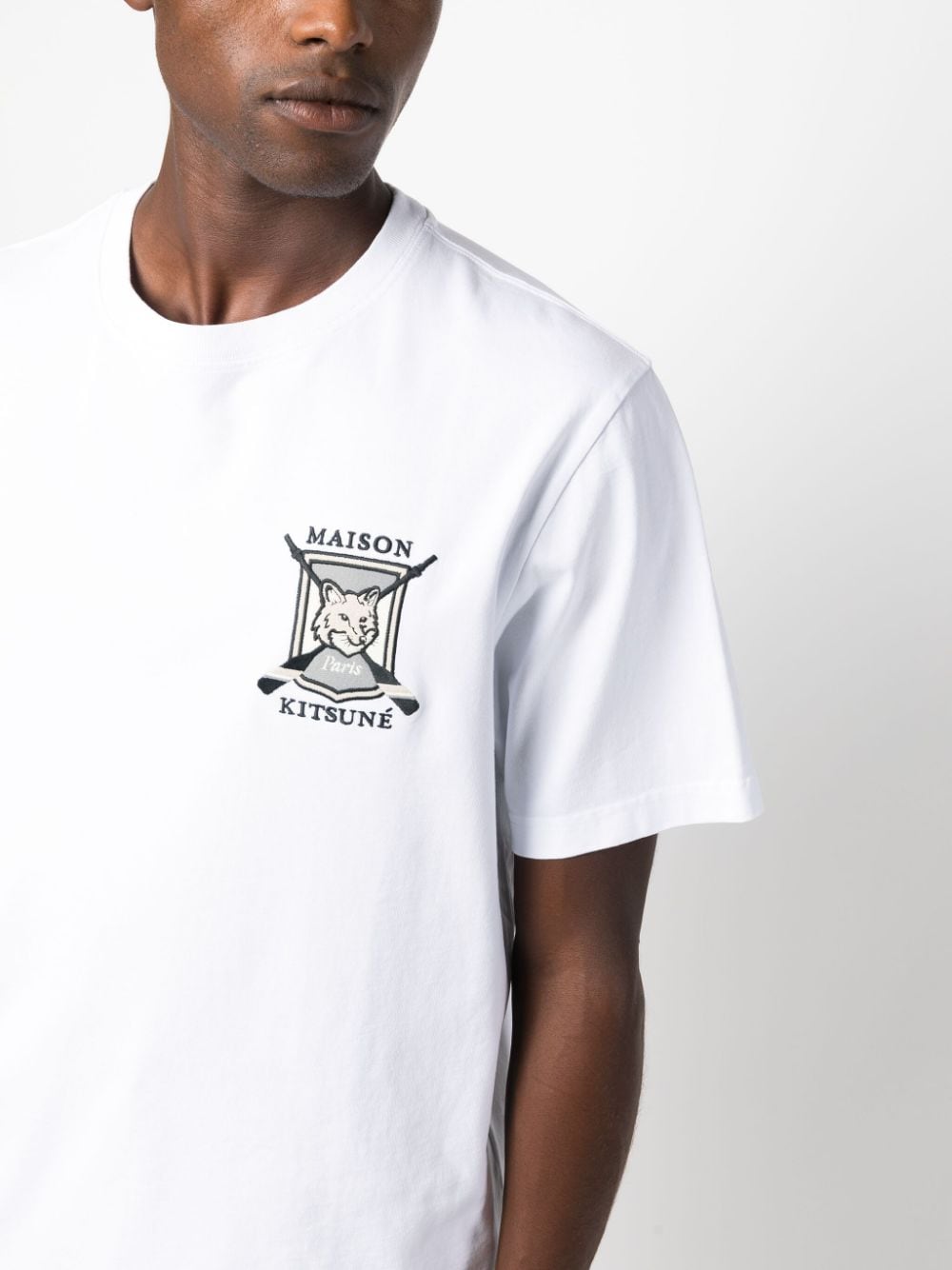 t-shirt bianca college fox